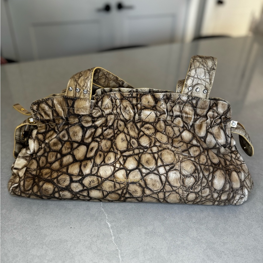 Cromia pebble leather purse